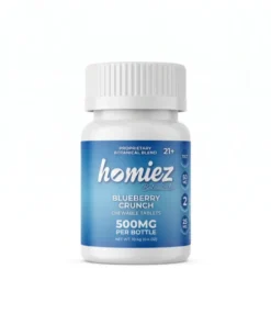 Homiez Botanical Blend Tablets (500mg – 10 Count) Blueberry Crunch