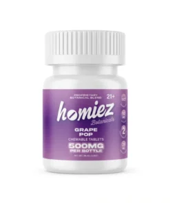 Homiez Botanical Blend Tablets (500mg – 10 Count) Grape Pop