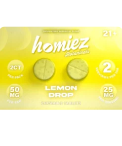 Homiez Botanicals Tablets 50mg Lemon drop