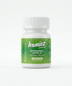 Homiez Botanical Blend Tablets (500mg – 10 Count) Caramel Apple